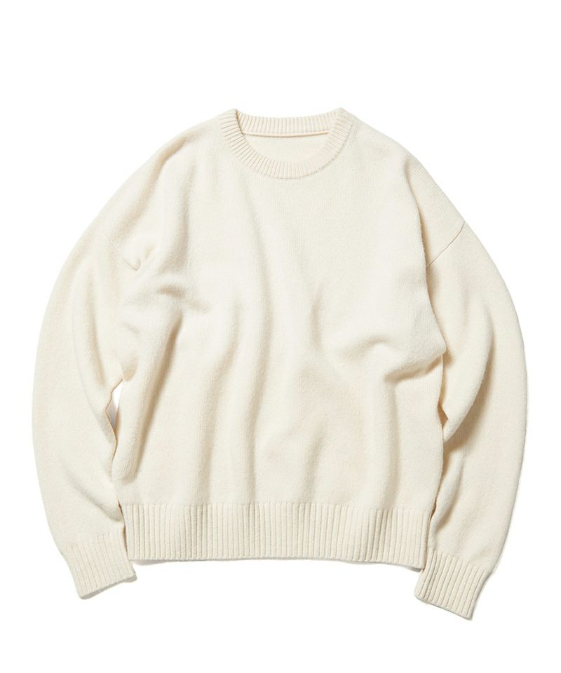 SOPHNET.＞WOOL CASHMERE OVERSIZED CREWNECK KNIT | MAKES ONLINE STORE