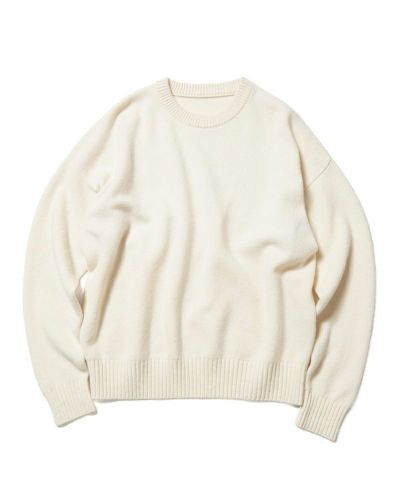 SOPHNET.＞WOOL CASHMERE OVERSIZED CREWNECK KNIT | MAKES ONLINE STORE