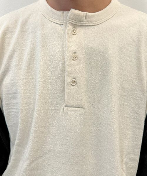 トップス blurhms 24FW Co/Silk Nep Baseball Henry blurhms Co/Silk Nep Baseball Henry - DIMPLE