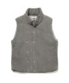 ＜nonnative＞HIKER PUFF VEST SHEEP LEATHER