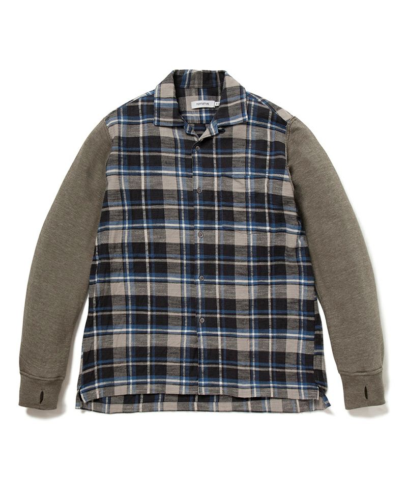 ＜nonnative＞VOYAGER SHIRT COTTON SLUB FLANNEL CHECK