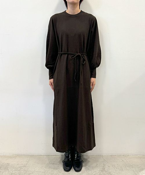 ＜blurhms＞Co/Silk Nep Volume Sleeve Dress