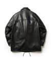 MR olive✖️SKOOKUM レザー コーチジャケット　Lサイズ MR.OLIVE＞SKOOKUM COLLABORATION / LAMB LEATHER COACH JACKET