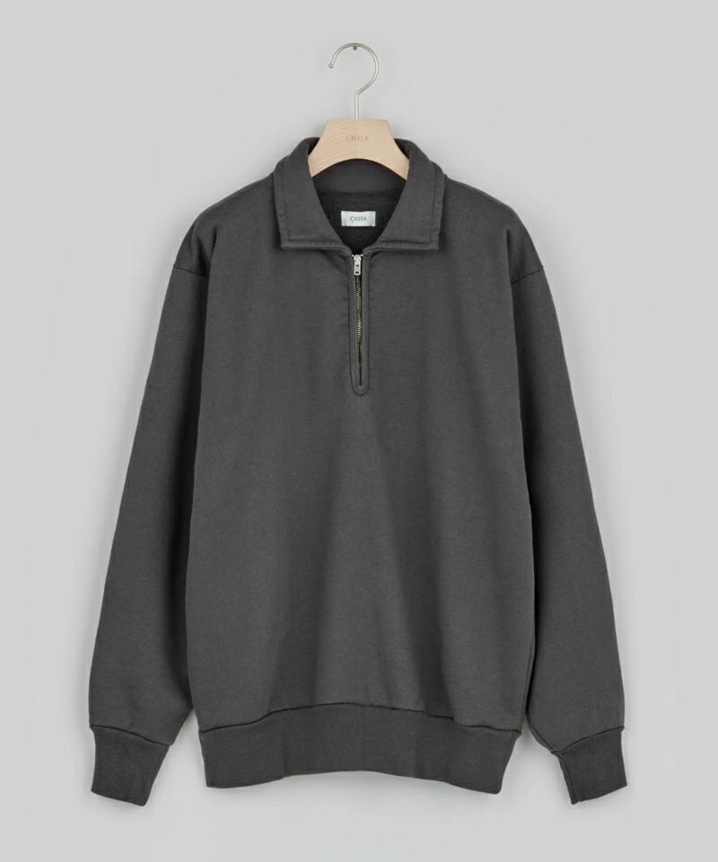 ＜CIOTA＞CIOTAHalf Zip Sweatshirt (Pile Lining)