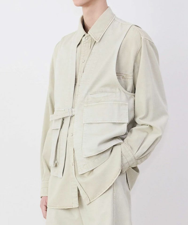 ＜LEMAIRE＞UTILITY GILET(OW1105LD1008)