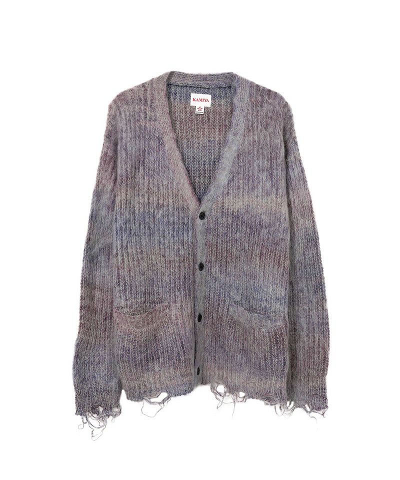 ＜KAMIYA＞Mohair Knit Cardigan