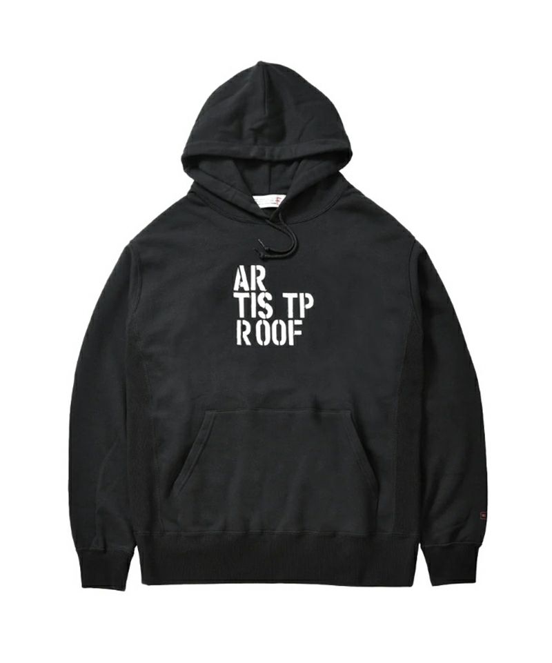 ＜ARTIST PROOF®＞ARTIST PROOF STENCIL HOODIE BLACK
