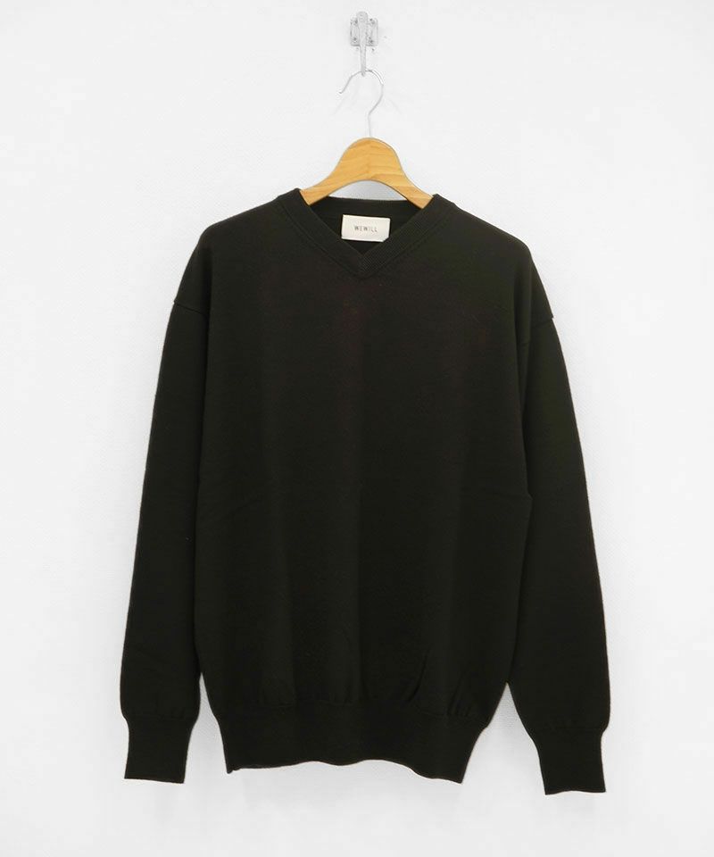 ＜WEWILL＞V NECK SWEATER