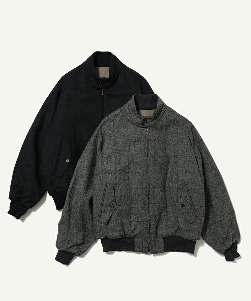 ＜A.PRESSE＞Tweed Harrington Jacket