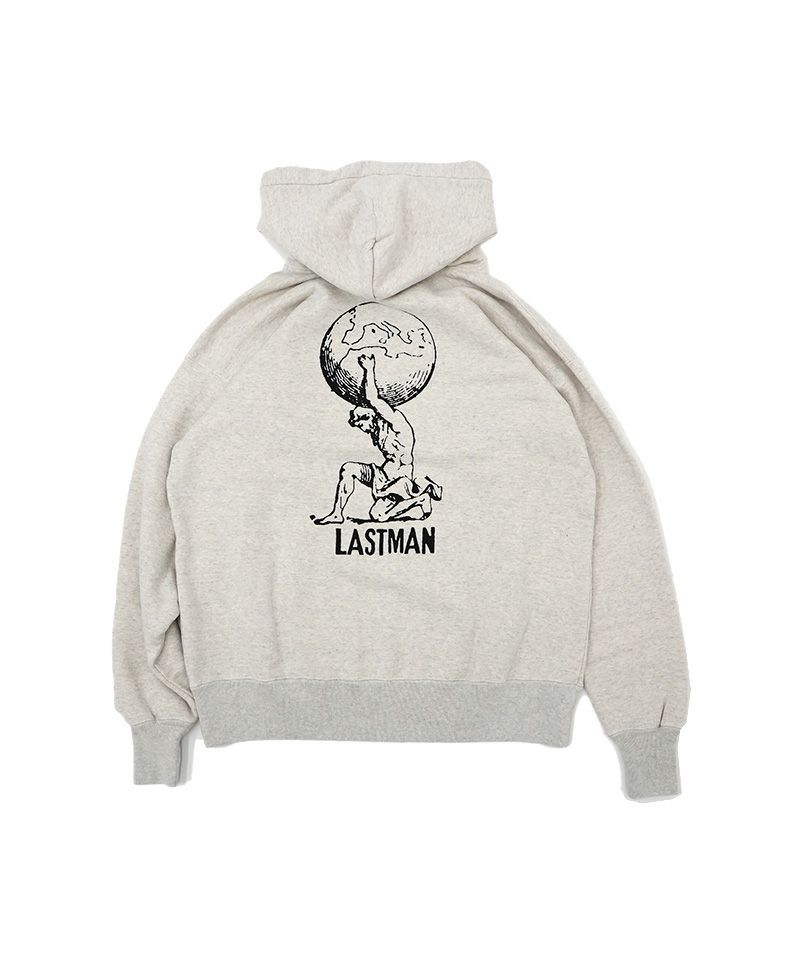 ＜LASTMAN＞PRINTED HOODIE "STATUE"