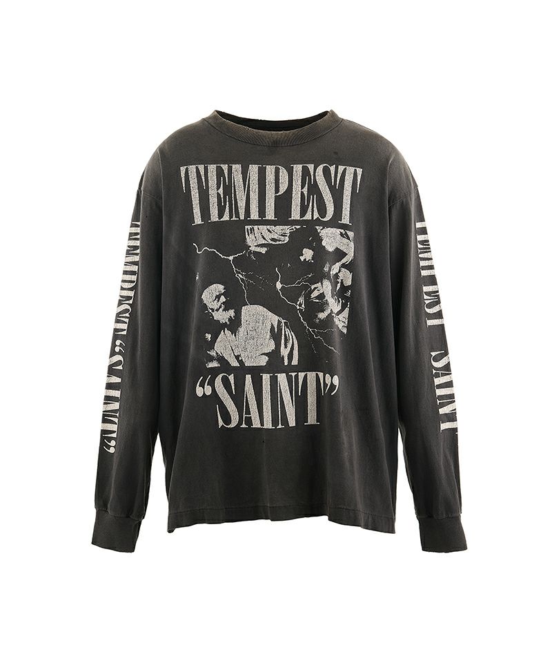 ＜SAINT MICHAEL＞LS TEE / TEMPEST / BLACK