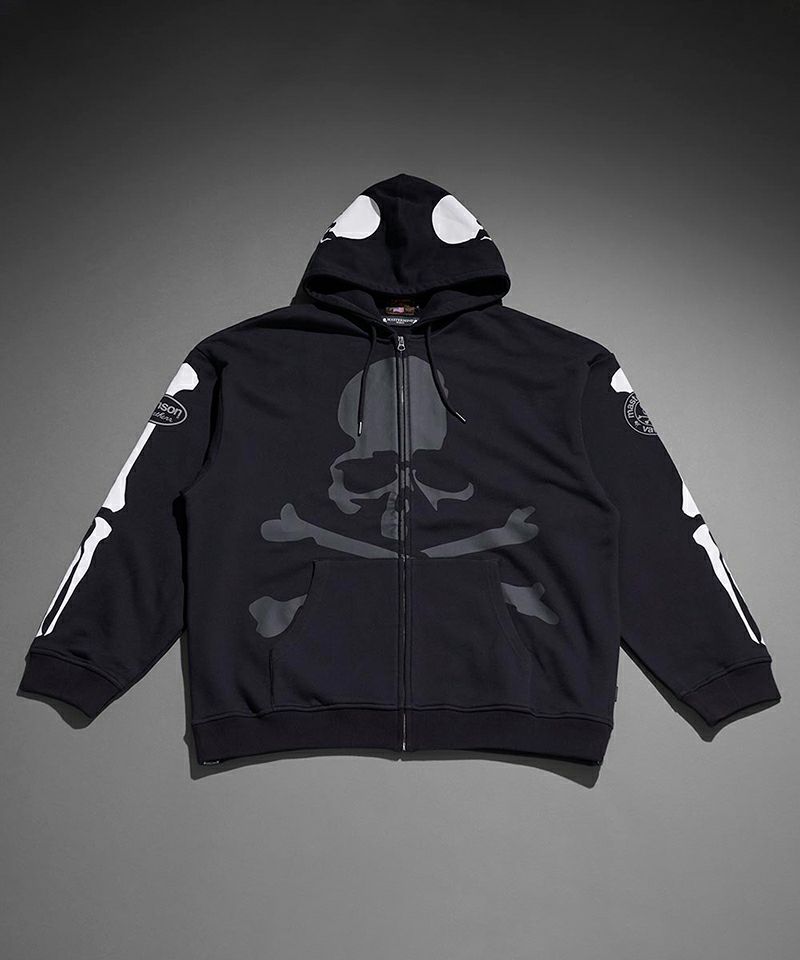 ＜MASTERMIND WORLD＞VANSON / R-BONE HOODIE (MW24C13-SW100)