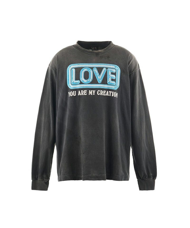 ＜SAINT MICHAEL＞LS TEE / LOVE / BLACK