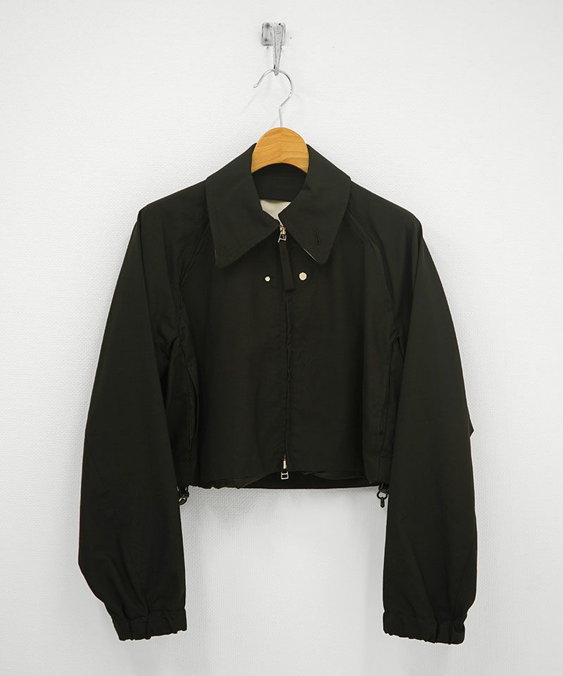 ＜NTN＞CROPPED ZIP UP BLOUSON