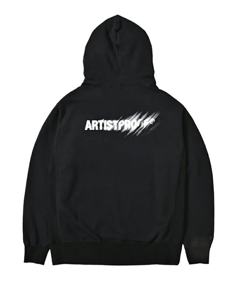 ＜ARTIST PROOF®＞GRUNGE ARTIST PROOF HOODIE BLACK