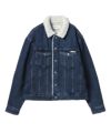 ＜CALVIN KLEIN＞REGULAR SUERPA DENIM JACKET