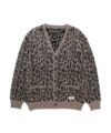 ＜WACKO MARIA＞LEOPARD HEAVY MOHAIR KNIT CARDIGAN