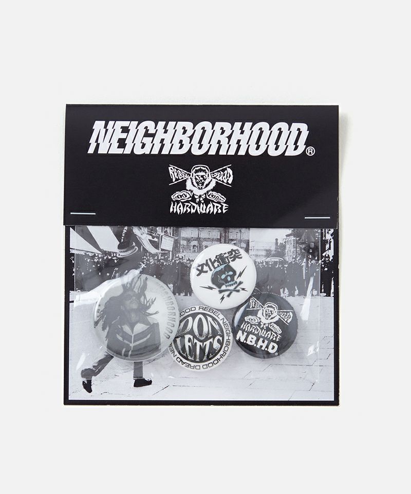 ＜NEIGHBORHOOD＞NH X REBEL DREAD HARDWARE . PIN BUTTON SET