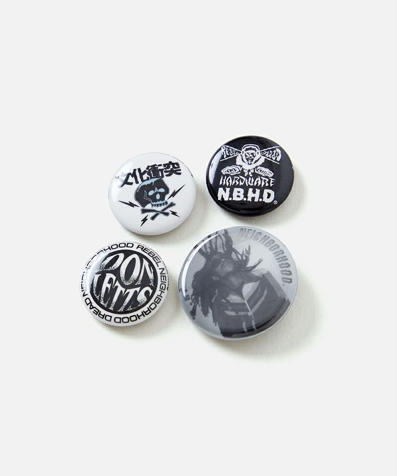 NEIGHBORHOOD＞NH X REBEL DREAD HARDWARE . PIN BUTTON SET | MAKES ONLINE STORE