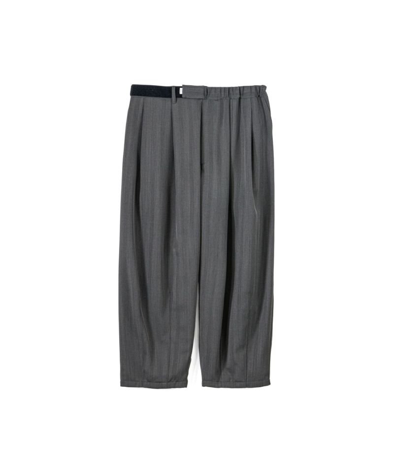 ＜Graphpaper＞is-ness for GP Vintage Wool Balloon Chef pants (GM244-40020)