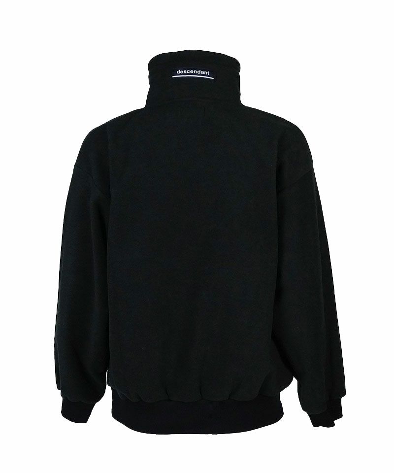 DESCENDANT ディセンダント　BURYフリース DESCENDANT/BURY ZIP FLEECE (BLACK)