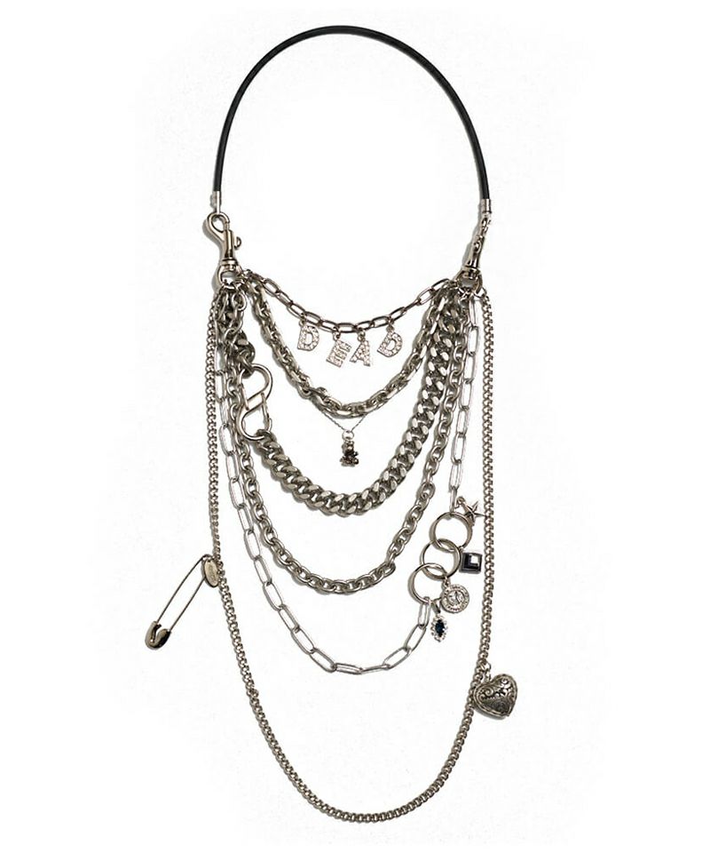 ＜doublet＞MAGNETIC "DEAD" NECKLACE