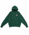 ＜LQQK Studio＞SIGNATURE SNAP FLEECE HOODIE(FOREST GREEN)