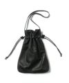 ＜MR.OLIVE＞ E.O.I / WATER PROOF LIGHT LEATHER / DRAWSTRING BAG