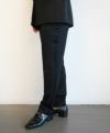 ＜CINOH＞BLACK FORMAL SIDE STRIPE PANTS