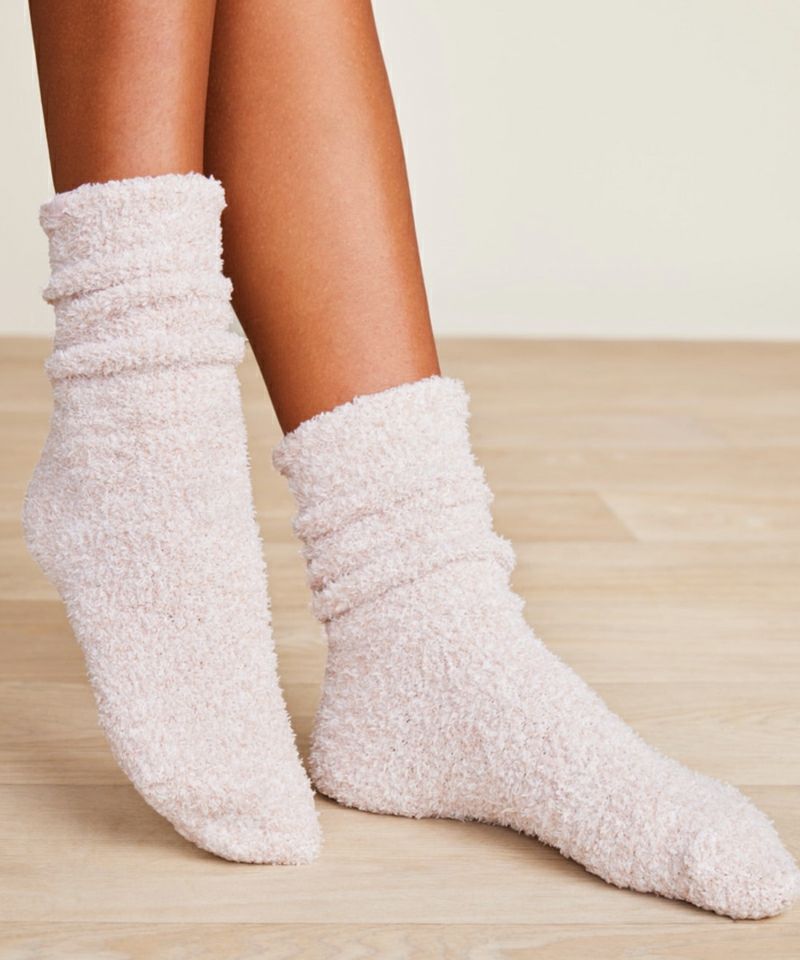 ＜BAREFOOT DREAMS＞ヘザー ソックス コージーシック(W 614 Cozychic Women’s Heathered Socks)