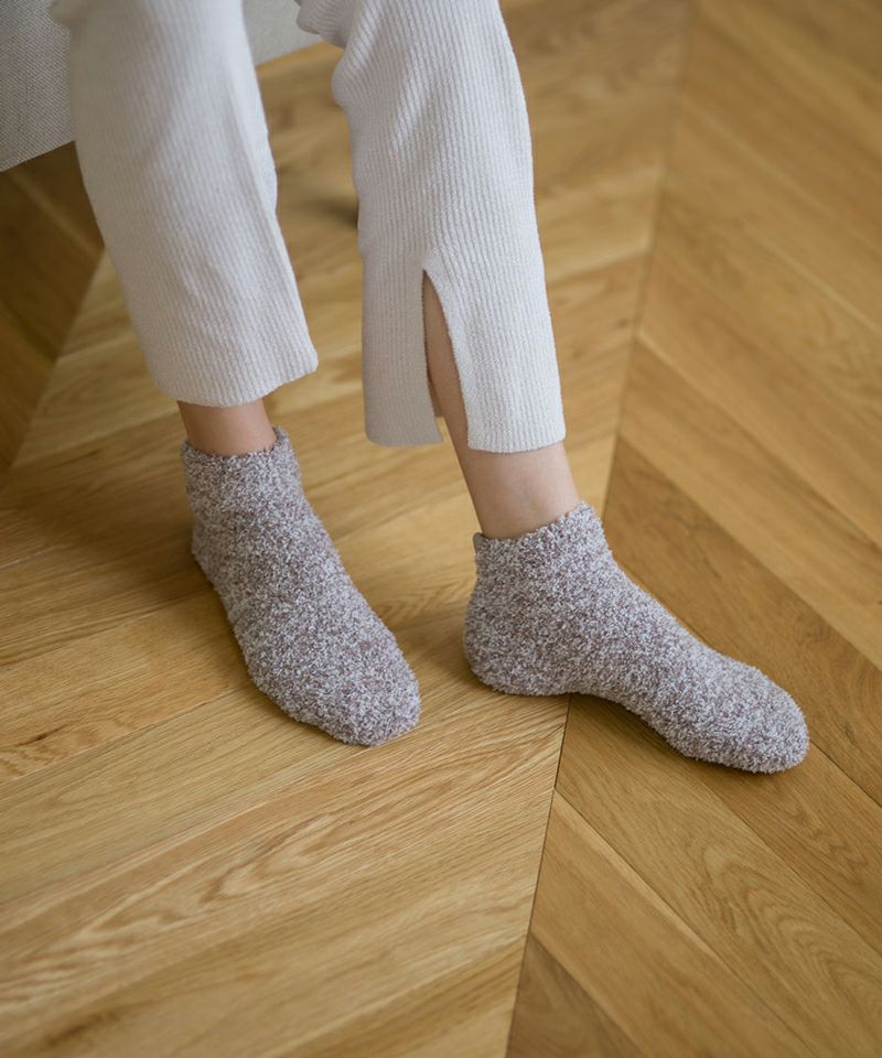 ＜BAREFOOT DREAMS＞ヘザー テニス ソックス(BDWCC23104 CC Heathered Tennis Socks)