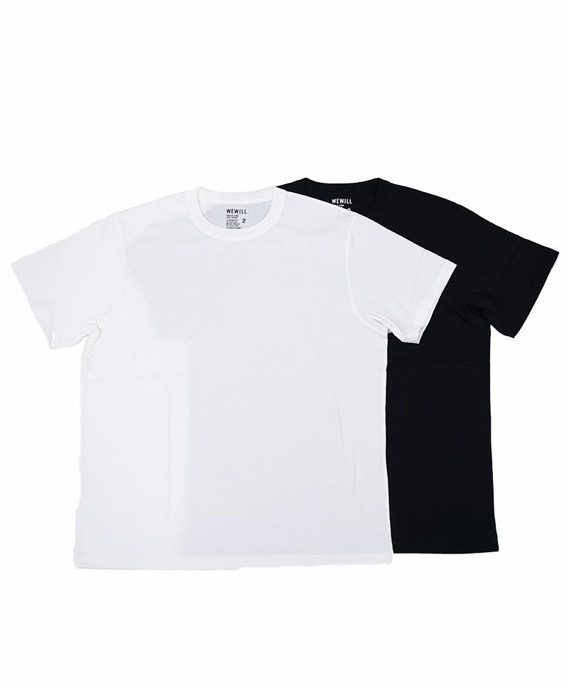 ＜WEWILL＞FOUNDATION T-SHIRT(Black&White)