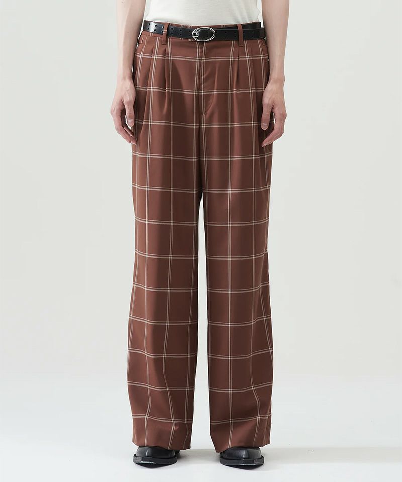 ＜BED J.W. FORD＞Wool Tropical Wide Trousers