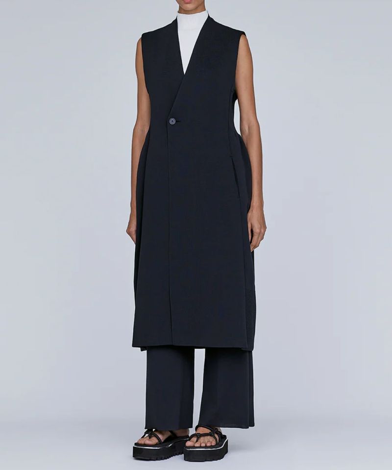 CFCL】MILAN COLLARLESS LONG VEST ロングベスト (CFCL/ベスト