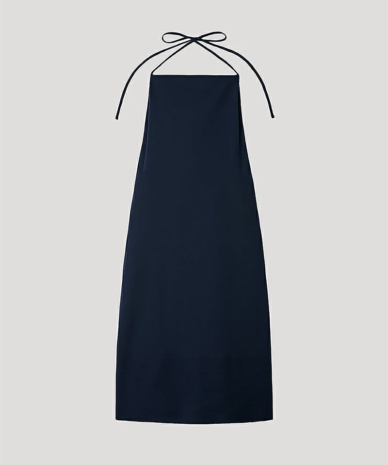 ＜CFCL＞SOFT MIRAN APRON DRESS(NAVY)