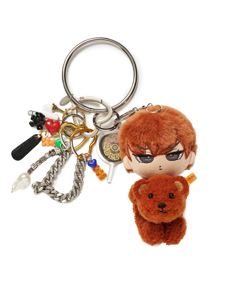 【関税込み】doublet マルチカラー 'Oshi-Nui' キーチェーン doublet - doublet 25SS キーチェーン“OSHI-NUI” KEY CHAIN