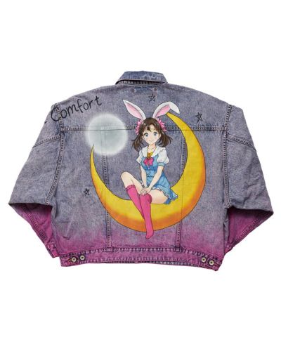 doublet - doublet 25SS ANIME HAND-PAINTING DENIM JACKET