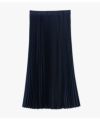 ＜Graphpaper＞Satin Pleats Skirt(GL251-40225B)