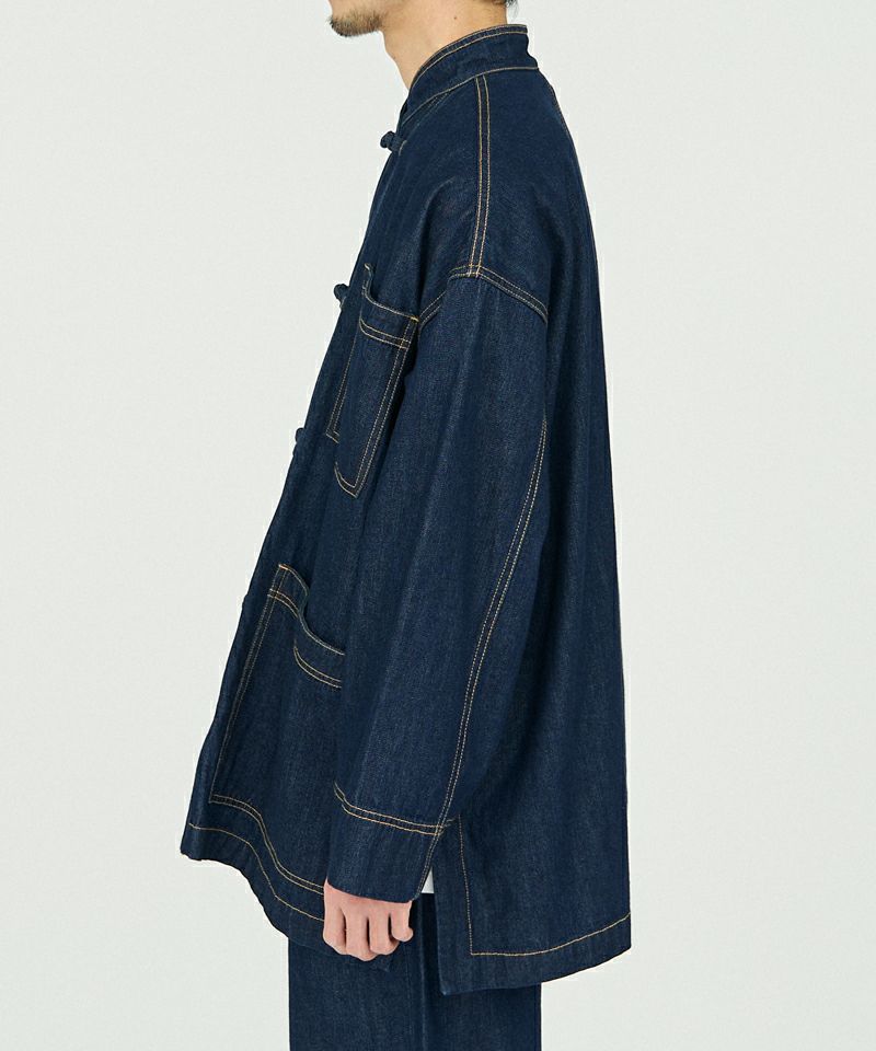 ジャケット・アウター CORPORATE DENIM KUNG-FU COVERALL ONEWASH CORPORATE DENIM KUNG-FU COVERALL ONEWASH