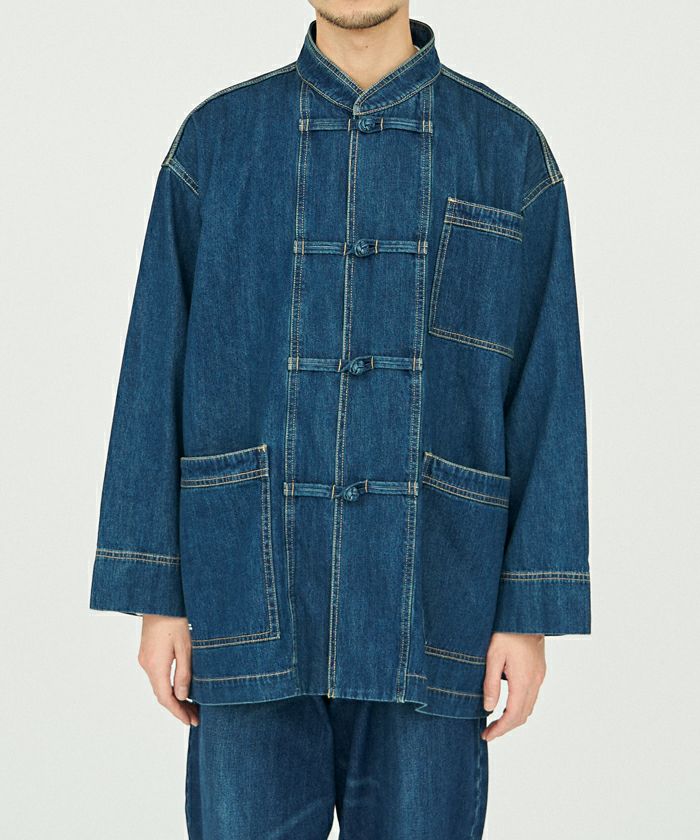 FreshService＞CORPORATE DENIM KUNG-FU COVERALL(FADE INDIGO