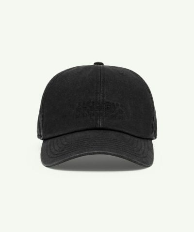 ★かめ★MM6 Maison Margiela/ベースボールキャップ 黒 MM6 エムエムシックス メゾンマルジェラ ベースボールキャップ