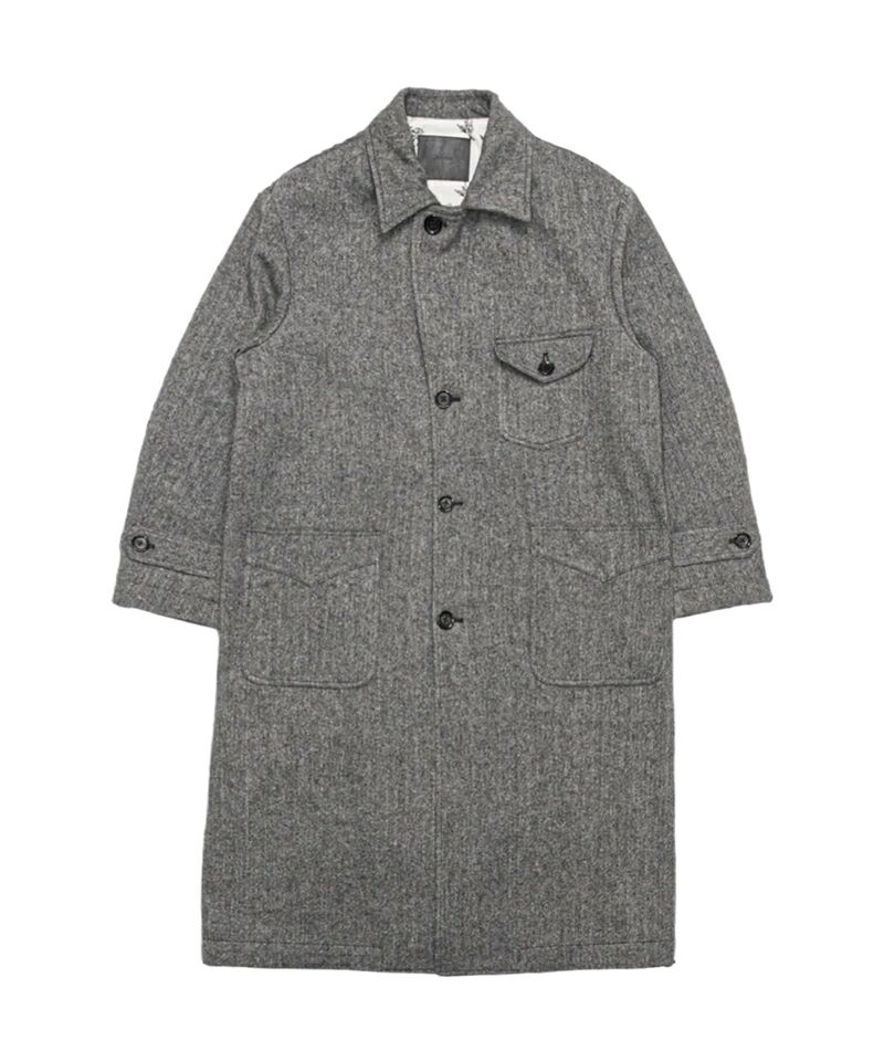 ＜The Letters＞HORSE RIDING COAT -WOOL NYLON TWEED HERRINGBONE-