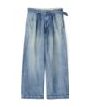 ＜Graphpaper＞Selvage Denim Belted Pants(GU251-40192LB)