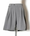 パンツ RAINMAKER TRIPLE CLOTH HAKAMA SHORTS メンズ RAINMAKER KYOTO グレー Triple Cloth Hakama ショートパンツ