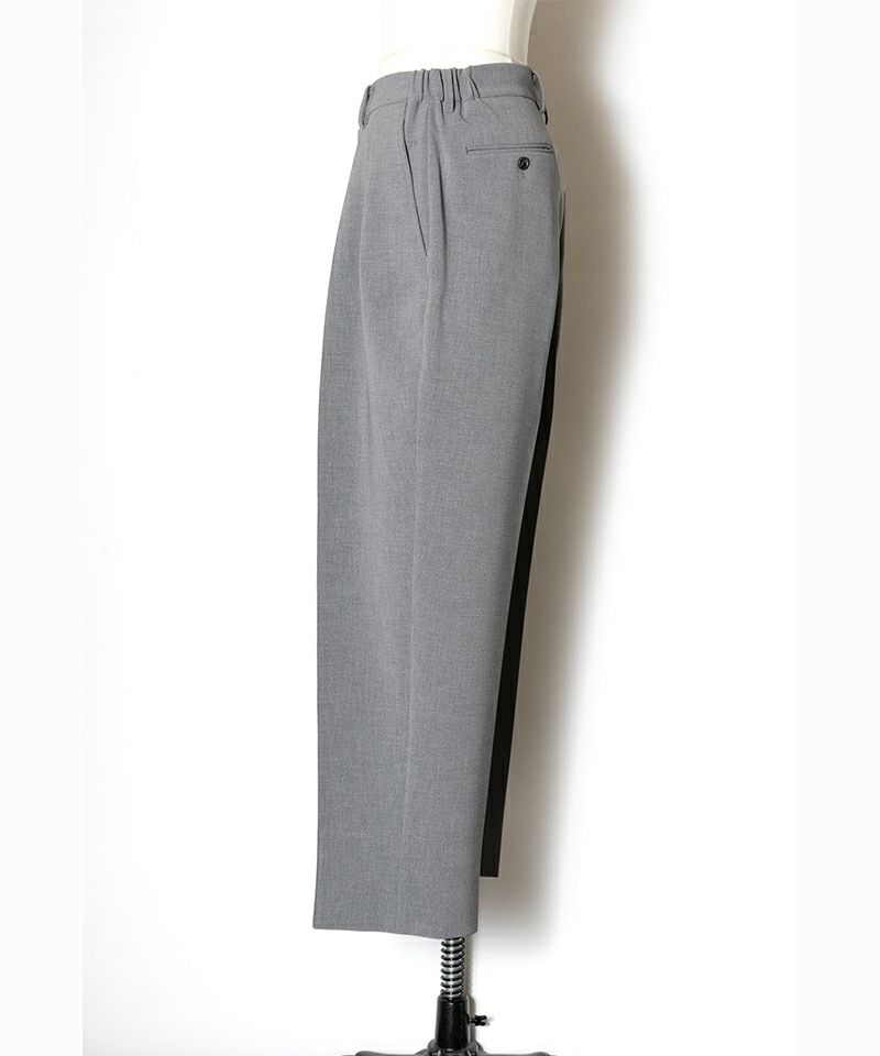 RAINMAKER＞DOUBLE CLOTH SHIRRING TROUSERS | MAKES ONLINE STORE