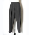 ＜RAINMAKER＞ DOUBLE CLOTH 3-PLEATED TROUSERS