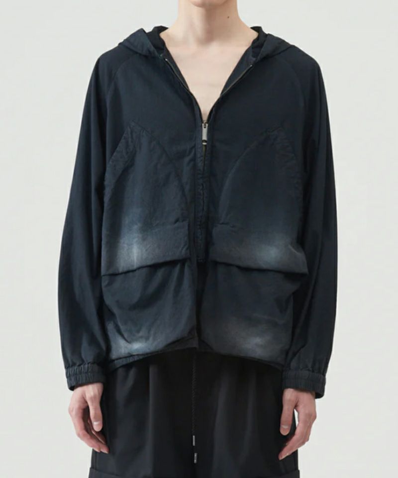 ＜BED J.W. FORD＞Garment-dye Hooded Shirts