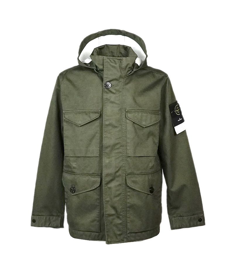 STONE ISLAND＞RASO GOMMATO 3L, ORGANIC COTTON (4100064S0034  