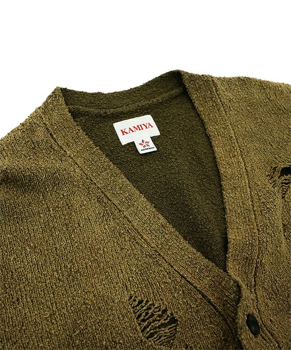KAMIYA＞Sun-Fade Knit Cardigan | MAKES ONLINE STORE