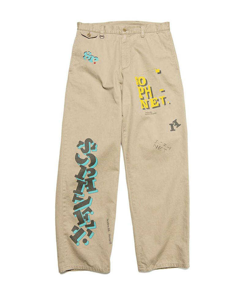 ＜SOPHNET.＞SIMON TAYLOR: LOGO CHINO PANTS